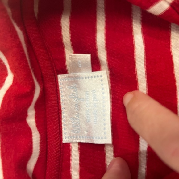 Little English Red/White Stripe Polo - Picture 2 of 3